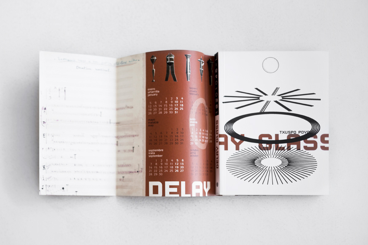 Diseño editorial Libro Delay glass Txuspo Poyo Gobierno Vasco abierto