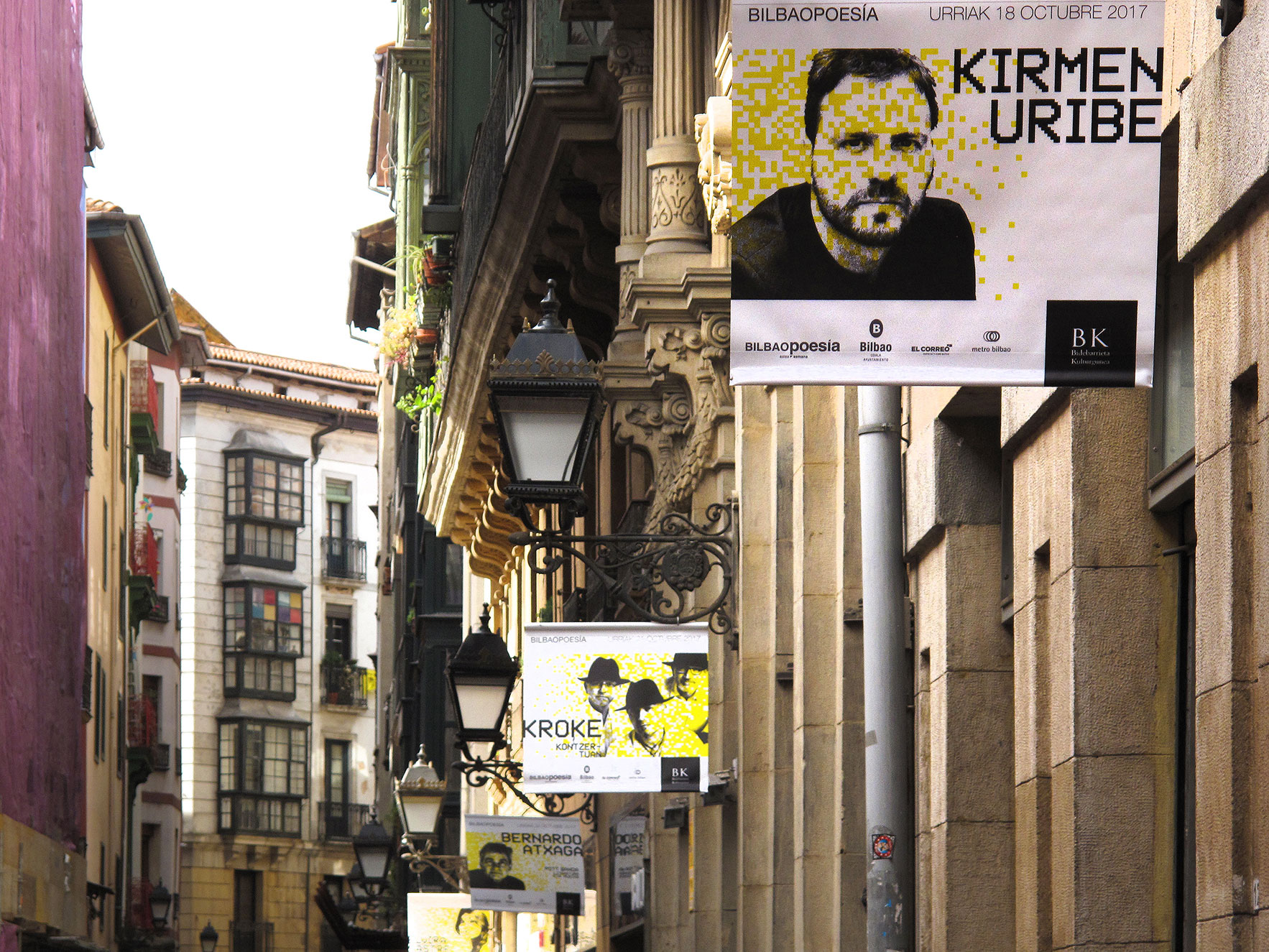 Bilbao poesía calles Bilbao
