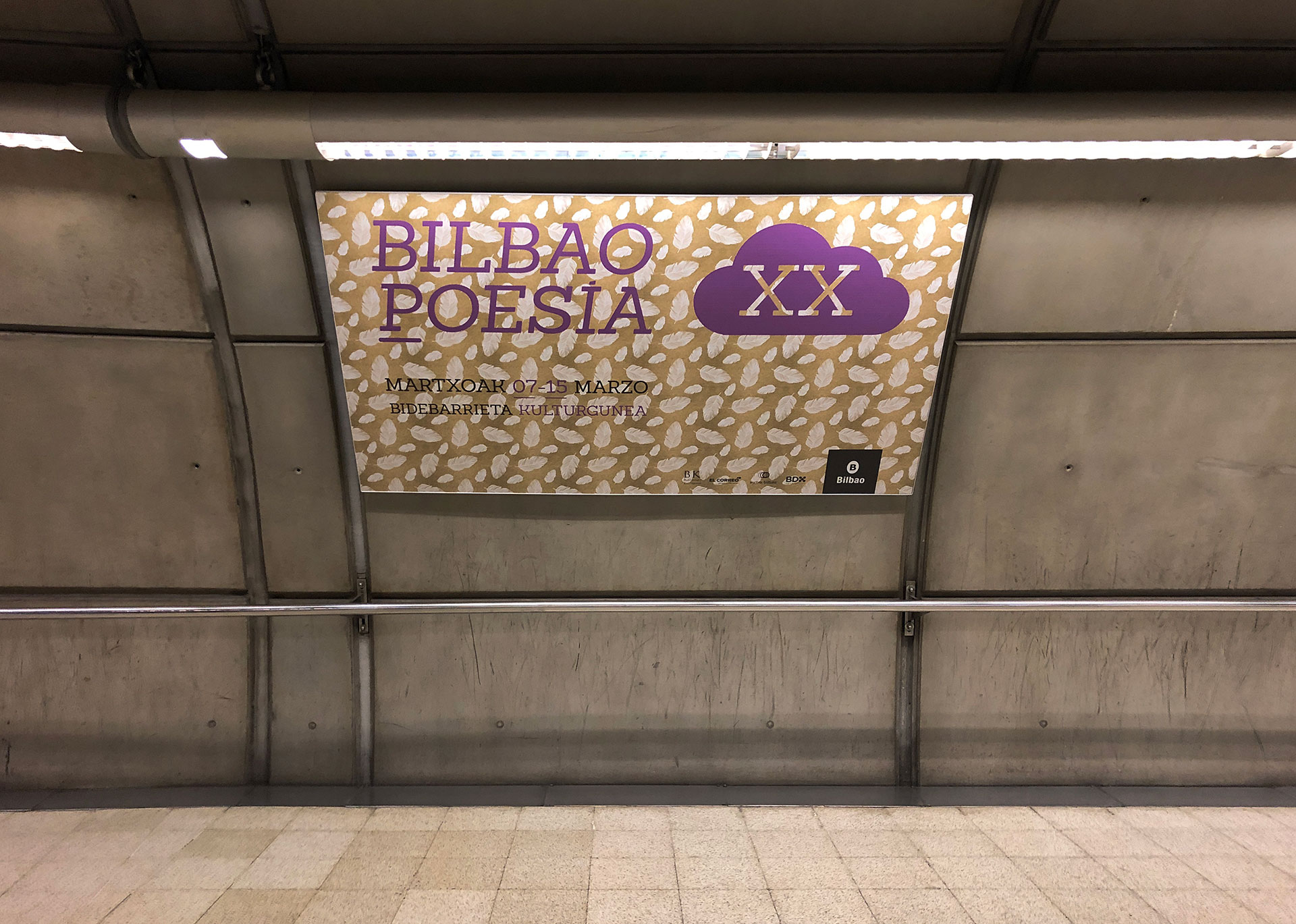 Bilbao Poesía Metro Bilbao