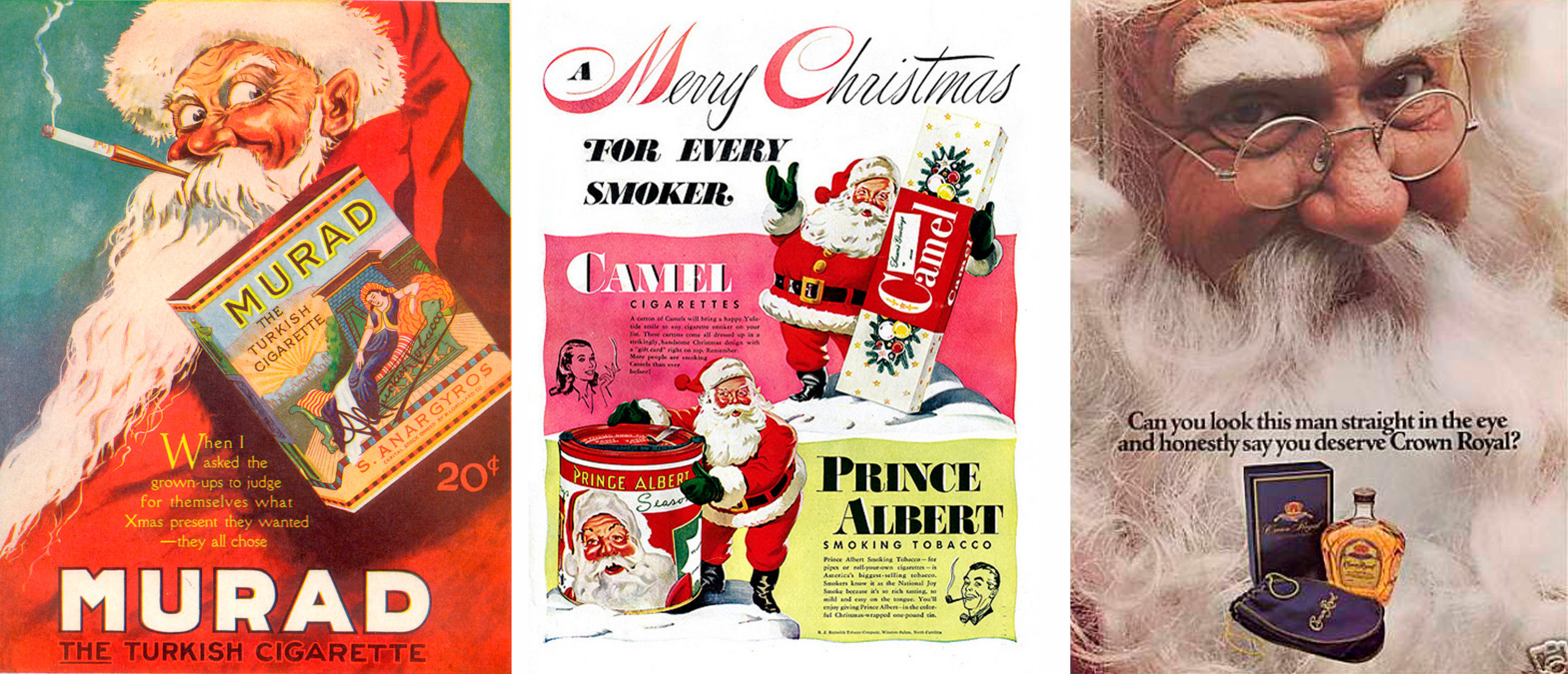 Campañas de publicidad con Papa Noel.