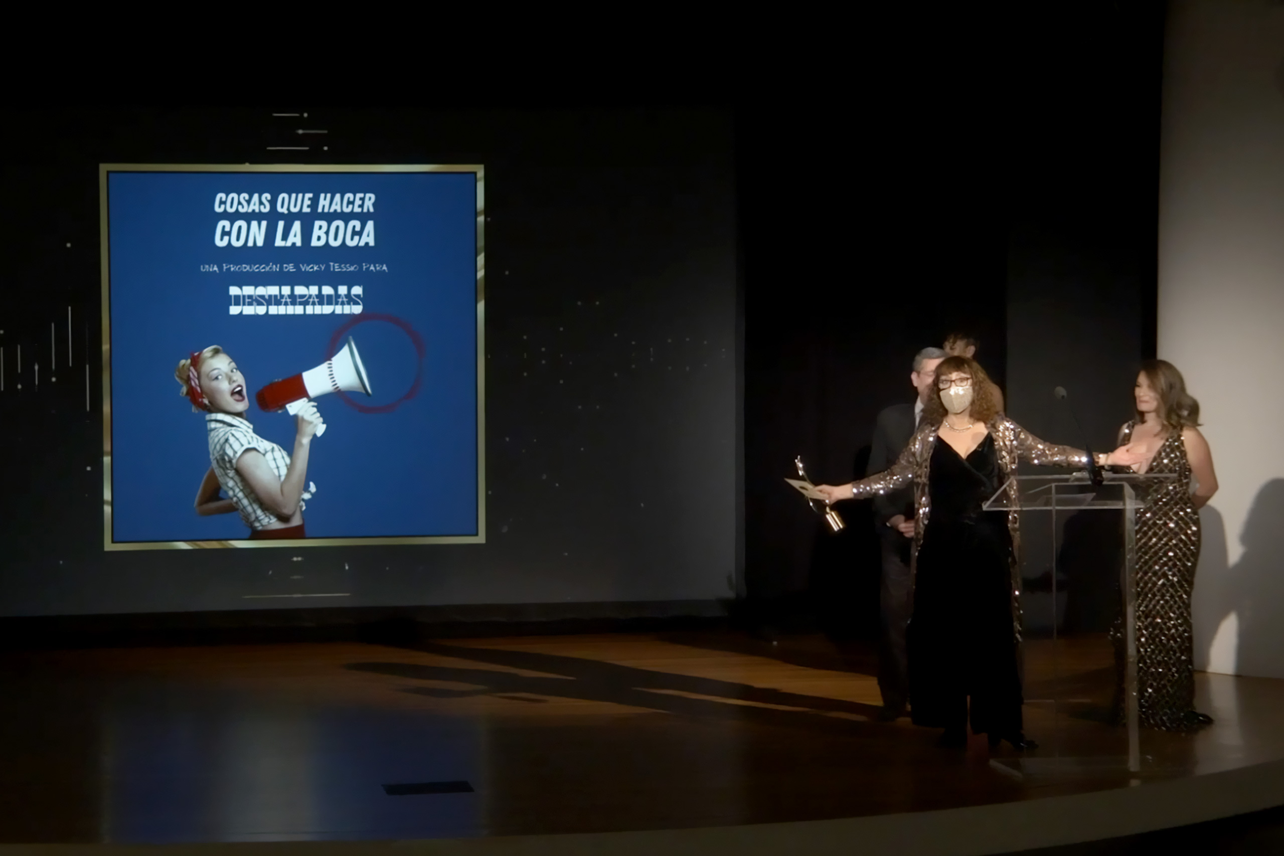 Ceremonia de entrega de los Voice Arts Awards al mejor storytelling en el Museo Guggenheim de Nueva York