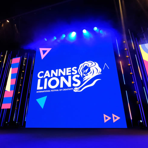 escenario de los premios cannes lions